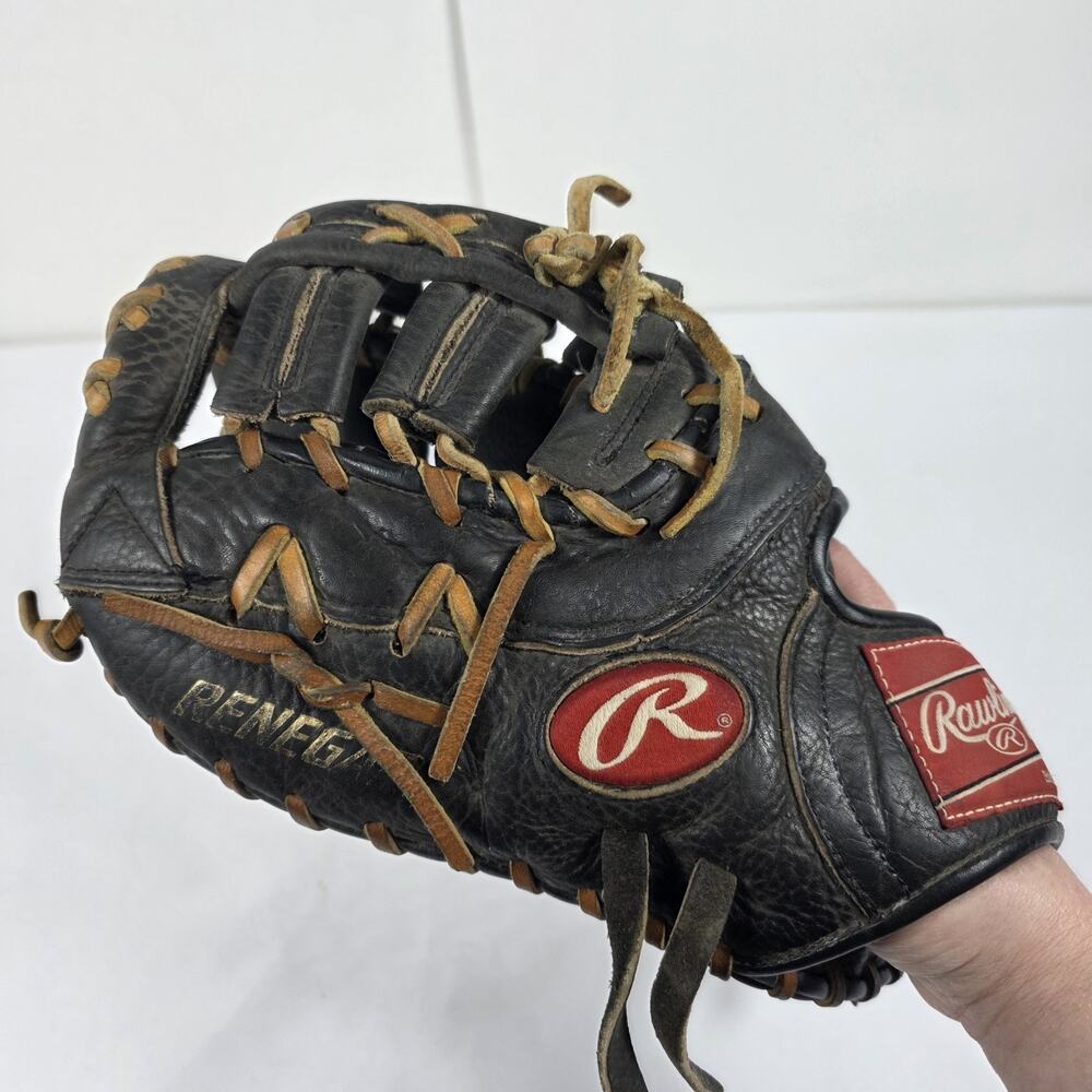 Rawlings Renegade RFB First Basemans Baseball Mitt Size LHT - Issues - Picture 8 of 12